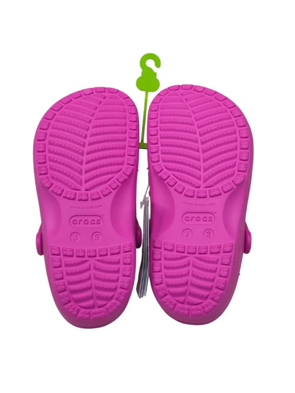 Crocs Baya Clog Kids Shoes Size J3 Lightweight Design For Everyday Comfort Pink